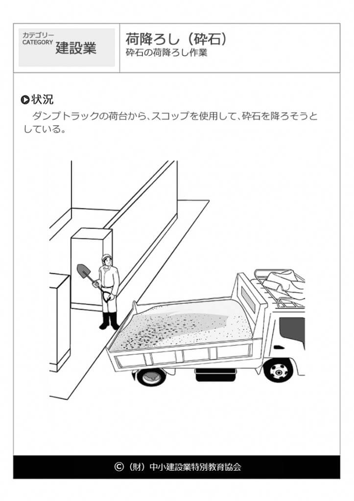 荷降ろし（砕石）