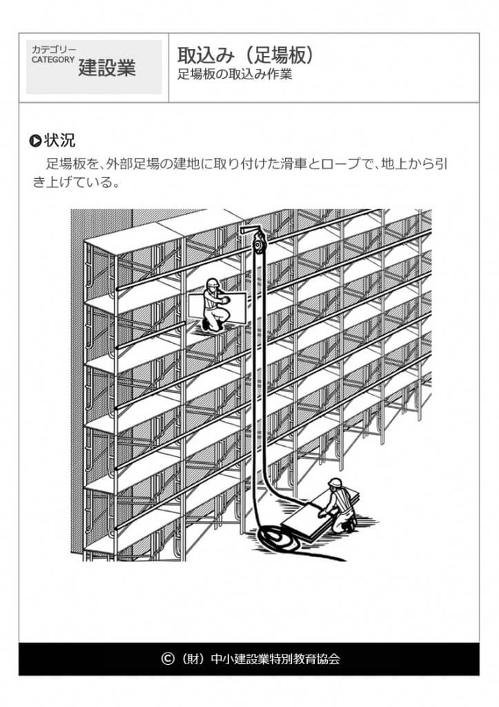 取込み（足場板）