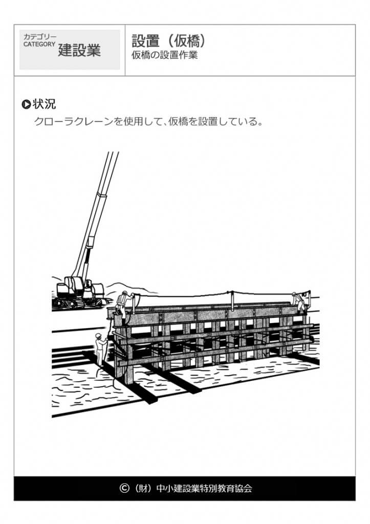 設置（仮橋）